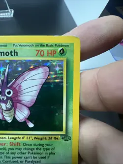 Pokemon Venomoth 13/64 Jungle Holo - HEAVY PLAY - Image 4