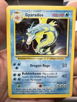 Gyarados 006/102 – Base Set – Holo Rare – Light Play (B) - Pokemon - Image 3