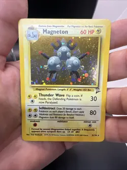 Magneton 009/130 – Base Set 2 – Holo Rare – Near Mint - Pokemon - Image 3