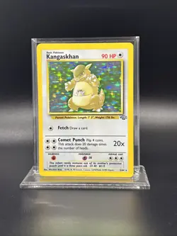 Pokemon Kangaskhan 05/64 Jungle Holo - HEAVY PLAY - Image 1