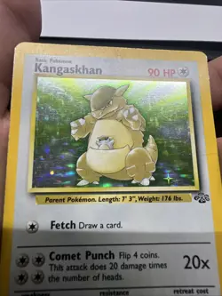 Pokemon Kangaskhan 05/64 Jungle Holo - HEAVY PLAY - Image 4