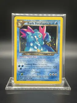 Pokemon Dark Feraligatr 5/105 – Neo Destiny – Holo Rare – Moderate Play - Image 1