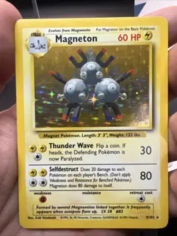 Magneton 009/102 – Base Set – Holo Rare – Light Play - Pokemon - Image 3