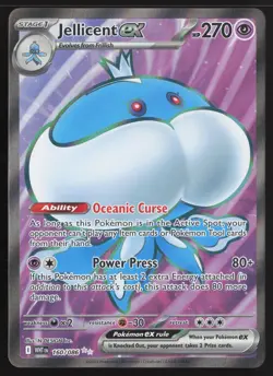 Jellicent ex 160/086 Ultra Rare White Flare Pokemon Near Mint - Image 1