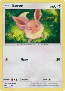 1x Eevee | McDonald's Promos 2019 | 12/12 | Promo | Holofoil | LP | Pokemon - Image 1