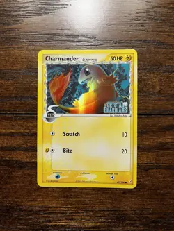 Pokemon TCG CHARMANDER 49/100 . REVERSE HOLOFOIL. EX Crystal Guardians. NM/M. - Image 1