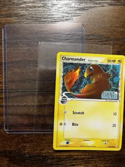 Pokemon TCG CHARMANDER 49/100 . REVERSE HOLOFOIL. EX Crystal Guardians. NM/M. - Image 3
