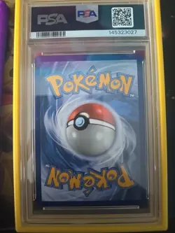 PSA 9 Pokemon Espeon & Deoxys GX SM Black Star SM240 TAG TEAM Promo Holo - Image 2