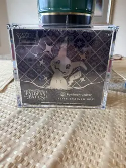 Pokemon TCG Paldean Fates POKEMON CENTER Exclusive Elite Trainer Box Sealed - Image 1
