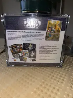 Pokemon TCG Paldean Fates POKEMON CENTER Exclusive Elite Trainer Box Sealed - Image 4