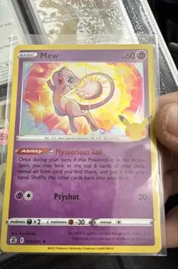 Pokemon Mew 011/025 Celebrations Holo B62 - Image 1