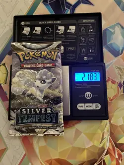 Very Heavy! 21.83g Pokemon Sealed Silver Tempest Booster Pack - Image 1