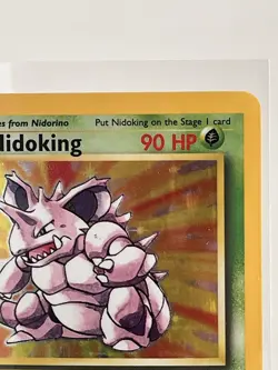 Nidoking 11/130 ~ Pokemon TCG ~ Base Set 2 ~ Holo Rare Shadow ~ Lightly Played + - Image 4