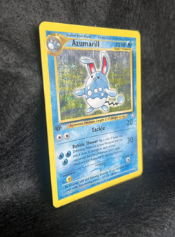 Pokemon Azumarill Neo Genesis 1st Edition Holo Rare 2/111 - Image 3