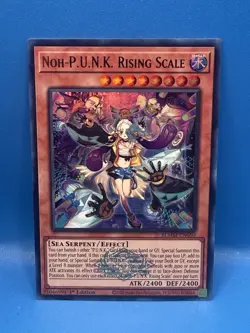 Yugioh Noh-P.U.N.K. Rising Scale - Battles of Legend: Monster Mayhem BLMM-EN050 - Image 1