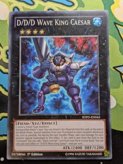 D/D/D Wave King Caesar - SDPD-EN043 - Common - YuGiOh - Image 1