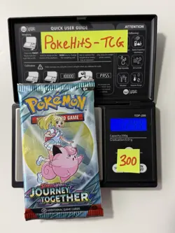 (HEAVY)🔥32.43g Pokemon TCG Journey Together Booster Pack Factory Sealed ✅ - Image 1