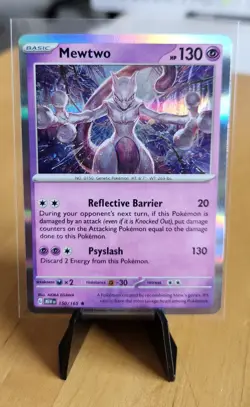 Pokemon TCG Mewtwo 150/165 Scarlet & Violet - 151 Holo - Image 1