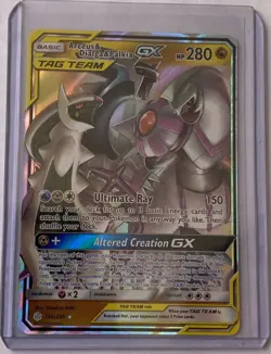 Pokemon Arceus & Dialga & Palkia GX TAG TEAM Sm-Cosmic Eclipse 156/236 Holo - Image 1