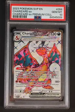 2023 POKEMON SVP EN-SV BLACK STAR PROMO #056 CHARIZARD EX PSA 10 #056 - Image 2