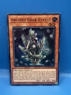 Yugioh! Ancient Gear Statue MZTM-EN045 Ultra Rare - Maze of the Master - 1st Ed - Image 1