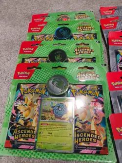 Pokemon TCG Ascended Heroes 2-Pack Blisters - Erika and Larry - Set of 2 SEALED - Image 2