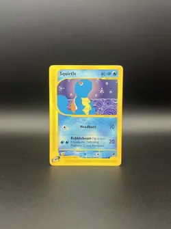 Squirtle 132/165 Common Expedition Set 2002 Pokemon Card E-series LP - Image 1