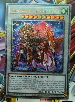 Baronne de Fleur RA01-EN034 Quarter Century Secret Rare 1st Ed YuGiOh NM - Image 1