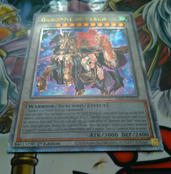 Baronne de Fleur RA01-EN034 Quarter Century Secret Rare 1st Ed YuGiOh NM - Image 3