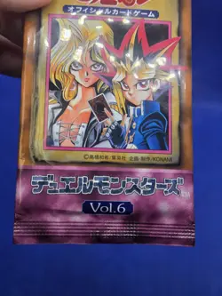 Factory Sealed Unopened Vintage 1999 Yu-Gi-Oh Volume 6 Vol. 6 Booster Pack - Image 4