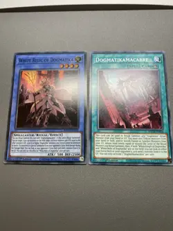 Yu-Gi-Oh! White Relic Dogmatika Super Rare 1st Edition BACH-EN035 NM/M W/ Ritual - Image 1