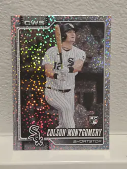 2026 Topps Series 1 Colson Montgomery Confetti RC #157 Chicago White Sox - Image 1