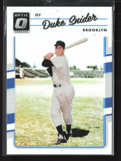 2017 Donruss Optic #157 Duke Snider Holo Brooklyn Dodgers HOF (JB) - Image 1