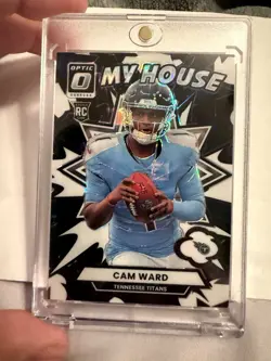 2025 Panini Optic Black Pandora Cam Ward /149 My House Titans RC No.1 - Image 1