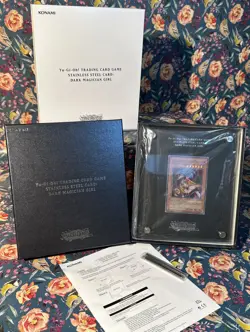 NEW Yu-Gi-Oh! Trading Card Game Stainless Steel Card: DARK MAGICIAN GIRL - Image 1