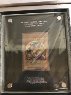 Yu-Gi-Oh! TRADING CARD GAME Stainless Steel Card: Dark Magician Girl - Image 1