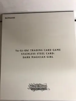 Yu-Gi-Oh! TRADING CARD GAME Stainless Steel Card: Dark Magician Girl - Image 2