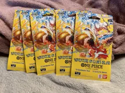 Bandai One Piece OP15 Adventure on KAMI’S Island 05 Booster Packs English Sealed - Image 1