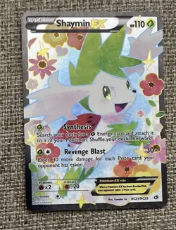 Pokemon TCG Shaymin EX Legendary Treasures Ultra Rare Holo Card RC21/RC25 - Image 1
