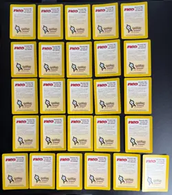 2001 WOTC POKEMON LEAGUE ENTEI #34 PROMO PACK INSERT CARD LOT OF 26 UNPLAYED - Image 1