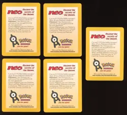 2001 WOTC POKEMON LEAGUE ENTEI #34 PROMO PACK INSERT CARD LOT OF 26 UNPLAYED - Image 4