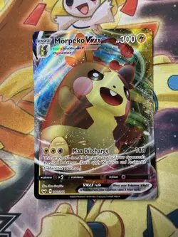 Morpeko Vmax 080/202 Sword & Shield- NM Ultra Rare Full Art Pokemon Card - Image 1