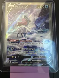 Pokemon Suicune v Crown Zenith Ultra Rare Card GG38/GG70 Near Mint Condition - Image 1