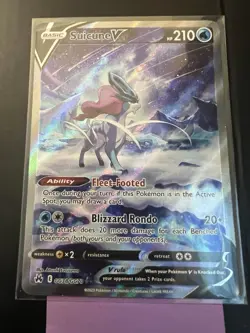 Pokemon Suicune v Crown Zenith Ultra Rare Card GG38/GG70 Near Mint Condition - Image 3
