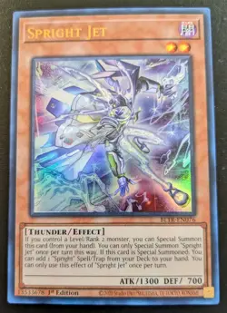 Spright Jet BLTR-EN076 1st Edition Ultra Rare Terminal Revenge Yu-Gi-Oh! TCG - Image 1