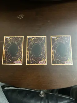 Yu-Gi-Oh Bottomless Trap Hole BLRR-EN101 Ultra Rare 1st Edition LP (x3) - Image 3