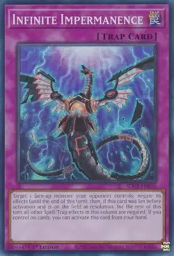 Yugioh! MP Infinite Impermanence - SDCS-EN036 - Super Rare - 1st Edition Moderat - Image 1