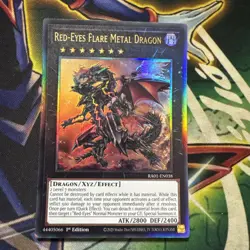Yugioh! Red-Eyes Flare Metal Dragon RA01-EN038 Ultimate Rare 1st Edition NM - Image 1
