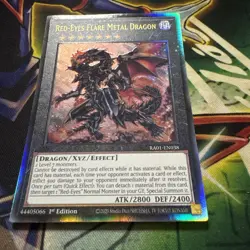 Yugioh! Red-Eyes Flare Metal Dragon RA01-EN038 Ultimate Rare 1st Edition NM - Image 2
