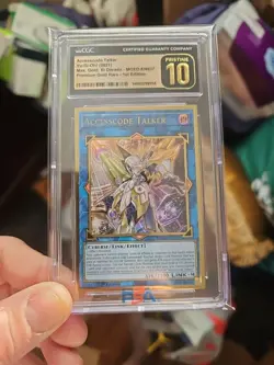2021 Yu-gi-oh! 1st Ed Accesscode Talker Maximum Gold: El Dorado PSA 10 - Image 1